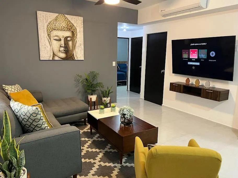 プレヤデルカーメンComodidad Y Tranquilidad Ciudad Mayakobaアパートメント